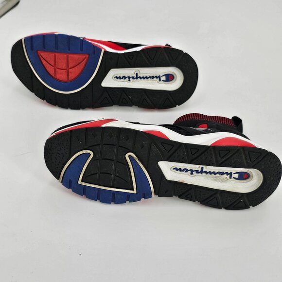 CHAMPIONS CP100231Y RED/BLACK RALLY CROSSOVER BOYS GS SNEAKERS SIZE US 4.5Y - Picture 6 of 8